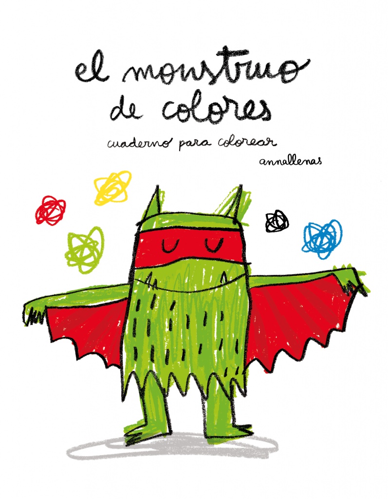 El Monstruo de Colores, cuaderno para colorear - Editorial Flamboyant